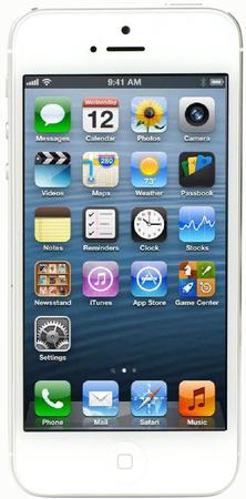 Смартфон Apple iPhone 5 32Gb White & Silver - Россошь